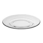 Clear Dinner Plate 9