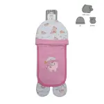 Every Baby 100% Cotton Burp Cloth Hat & Mittens Set Unicorn