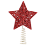 Red Star Christmas Tree Top