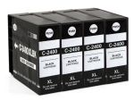 Canon PGI-2400XL / 2400 Black X 4 Ink Cartridges - Compatible