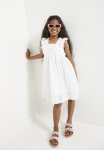 PoP Candy Anglaise Dress - White