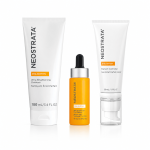 Enlighten Power Trio Pack Ultra Brightening Cleanser 15% Vitamen C +pha Serum Pigment Controller