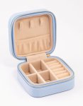 Blue Iridescent Square Jewellery Box