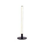Saber Metal LED Table Lamp Black Brass Silver - Silver