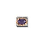Composable Classic Link Rosegold Purple Stone