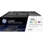 HP 312A Original Laserjet Toner Cartridges 3 Pack Cyan Magenta & Yellow
