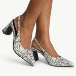 Madison Odette Block Heel - White Multi - 8