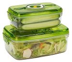 Snugtopia Vacuum Seal Food Storage Containers - Bpa Free Dishwasher Freezer & Microwave Safe Lunch Box For Vegetables Fruits Mea