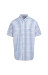 Mens Noah Short Sleeve Classic Shirt In Blue - Blue 2XL