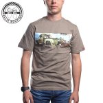 Kakiebos Mens Classic Bakkie Tee - Falcon Putty - 5XL