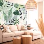 Botanical Beats - Peel And Stick Mural - Large
