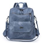 Puwuzixi Backpack Purse For Women Pu Leather Backpack Purse Fashion Travel Anti Theft Backpack Multipurpose Lightweight Waterpro