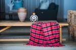 My Africa Maasai Throw Red black