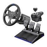 V99 Force Feedback Steering Wheel