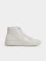 Men&apos S Casual Classic Leather White High Top Sneakers