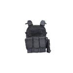 Airsoft Plate Carrier 6 Compartment - Black