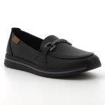 Pierre Cardin Josephine 10 Moccasin - Black - 8