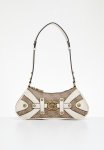 Guess Mintha MINI Top Zip Shldr Bag - Latte Logo stone