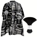 Professional Hair Cutting Cape Salon Barber Cape Hair Cutting Accessories Waterproof Cloth Hair Cutting Apron
