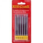 Tork Craft 6PC 100MM Power Bit Set T SC10006C