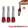 1/3PCS Magnetic Screwdriver Bits Set PH2 Phillips Head 1/4 Inch Hex Shank Metal Alloy Steel Screw Holder Ring For Electric Screwdriver Kit Home Diy