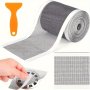 Premium 5M Roll Of Self-adhesive Shower Drain Hair Catcher - Easy Clean Disposable Mesh Filter For Bathroom Floors Cuttable & Waterproof Christmas/halloween Gift Decoration