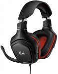 Logitech G332 Stereo Black red Gaming Headset