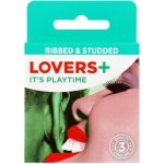Lovers+ Condoms Ribbed & Studded 3