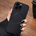 New Metallic Magnetic Wireless Charging Phone Case For Iphone 11 12 13 14 15 16 Pro Max Plus Tpu Shockproof Lens Protective Soft
