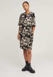 G-star Raw Sprayed Letters Loose R T Dress Wmn - Lt Chalk Sprayed Letters