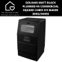 Goldair Matt Black Plumbed-in Commercial Square Cubes Ice Maker - 30KG/24HRS