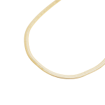 0 3M Gold Herring Bone Princess Necklace - Gold