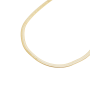0 3M Gold Herring Bone Princess Necklace - Gold