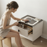 Modern Two-drawer Bedside Table For A Stylish Bedroom