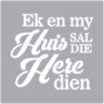Stencil Ek En My Huis