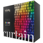 Twinkly Curtain 210-LED Multicolor 2.1M X 1.5M Translucent Wire