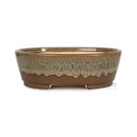 Chinese Glazed Oval 240MM X 185MM X 58MM