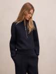Heidi Seam Detail Lounge Jumper - L Navy