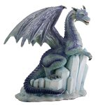Summit Collection Winter Dragon On Ice Fantasy Figurine Decoration Decor Collectible