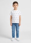 Polo Boys Sebastian Monogram White T-Shirt - 13-14 White