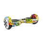 6.5 Inch Hoverboard Self-balance Mixed Colours With Carrying Handle And Bluetooth Speaker