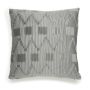 - Grey Velvet Pintuck Scatter Cushion 50 X 50