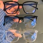 Rectangular Square Clear Lens Glases Artistic Retro Fashion Trend Glasses Frame Unisex Versatile Fashion Item