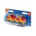 Truck With Skip And Trailer
