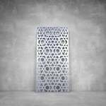 Laser Cut Screen - Design 113 - 1040 X 535 X 20 Matt Black Indoor