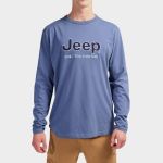 Jeep Mens Fashion Basic Graphic T-Shirt In Slate - Slate 4XL