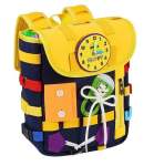 Zs - School-friendly Busy Toddler Backpack Learning Activities School Bag - Pink