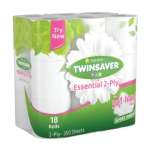 Twinsaver Essential Toilet Roll 2 Ply 18’S 350 Sheets