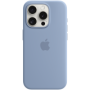 Apple Iphone 15 Pro Silicone Case With Magsafe - Winter Blue Model A3125