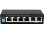 GreyTech 6 Port Gigabit Ethernet Switch With 4 Ai Poe And 2 Uplink Ports